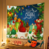 New Christmas Background Cloth, Christmas Tapestry, Christmas Party Event Decoration Hanging Cloth, Christmas Hanging Cloth - V.I.P Digital Presence