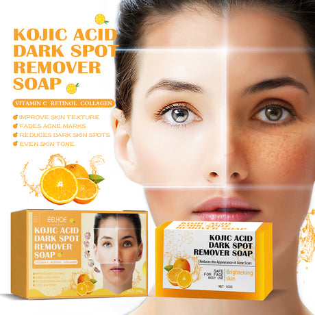 Kojic Acid Soap Cleanser Cleansing Soap Dilute Cleansing Cleanser Pore-Clearing Exfoliating Skincare Soap - V.I.P Digital Presence