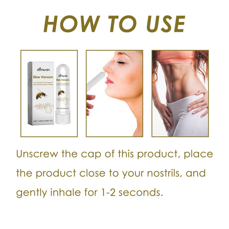 Bee Venom Lymphatic Drainage & Slimming Nasal Inhaler, Firming Body Skin Light Belly Lift Body Shaping Bar - V.I.P Digital Presence