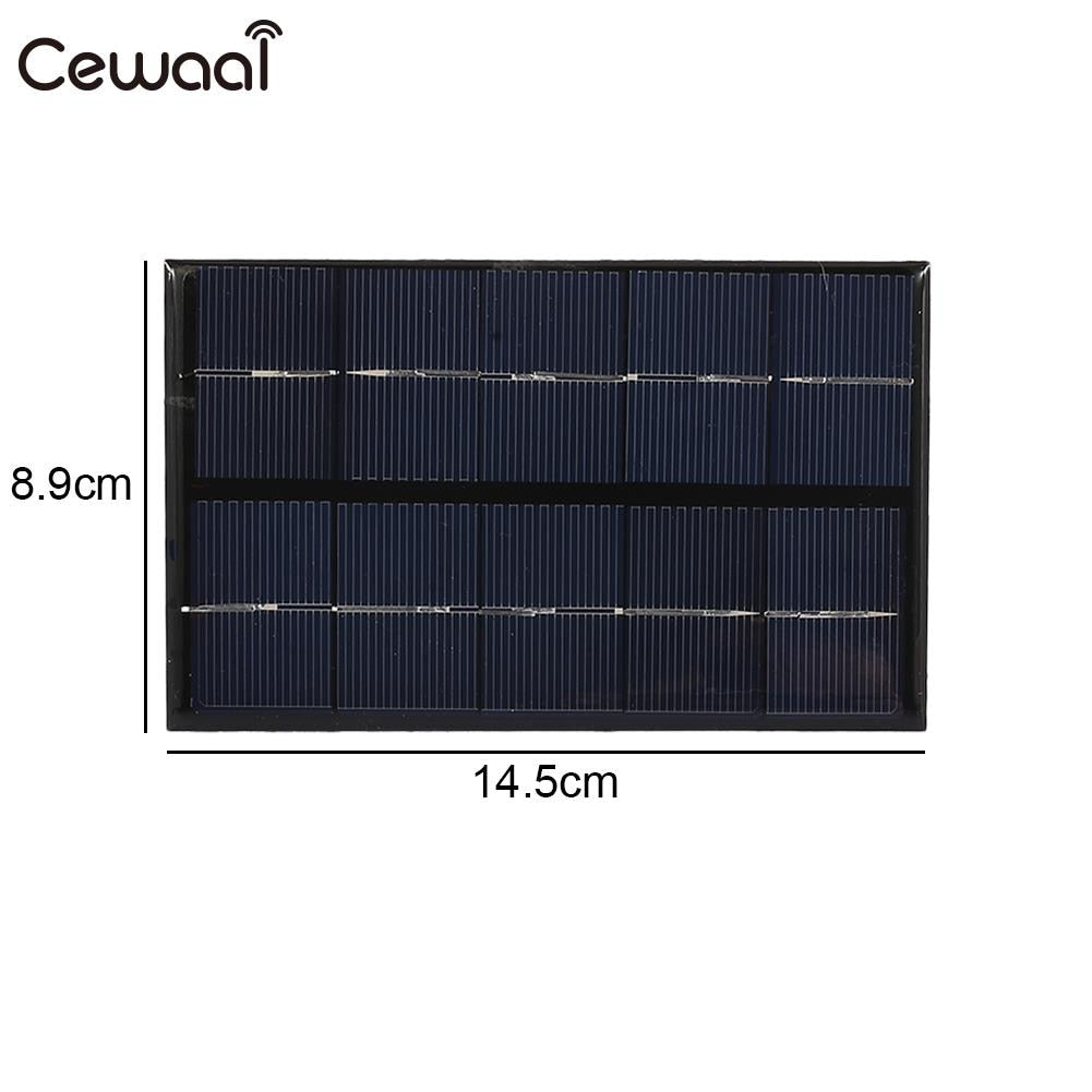 Cewaal USB Solar Panel 5W 5V Polysilicon USB Port Fast Charger Mobile Phone Portable Solar Generator - V.I.P Digital Presence