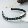 Hair Hoop Hand-woven Beaded Headband Female Baroque Sponge Hair Bundle Korean Face Wash Hair Accessories - V.I.P Digital Presence