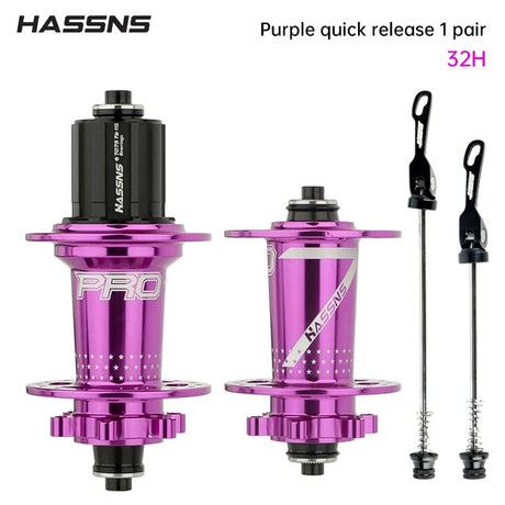 HASSNS PRO7 MTB Hub 32 Holes Bearing Bike Freehub Rear Hub Quick Release 32H Four Palin 7 8 9 10 11 12 Speed 6 Pawl Hubs - V.I.P Digital Presence