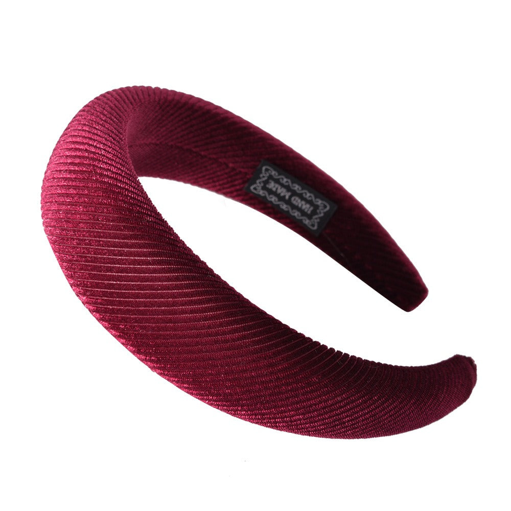 Milk Silk Face Wash Hair Band Velvet Sponge Hair Band Thickened Velvet Black Headband for Women - V.I.P Digital Presence