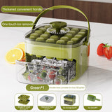 50-grid ice maker with new large capacity - household food-grade plastic double-layer ice storage barrel & ice ball mold set - V.I.P Digital Presence