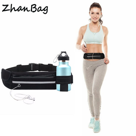 Fashion mini fanny pack for women men Portable convenient USB waist pack Travel multifunctional waterproof phone belt bag - V.I.P Digital Presence