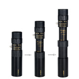 Telescopio monocular de metal militar táctico para exteriores, con zoom de 10-300, ideal para acampar, senderismo, caza y pesca, herramienta de bolsillo 
