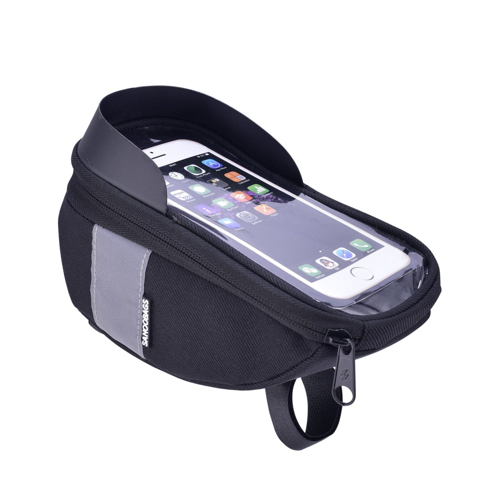 Sahoo 112003 Cycling Bicycle Bike Head Tube Handlebar Cell Mobile Phone Bag Case Holder Case - V.I.P Digital Presence