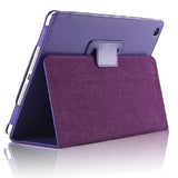 Funda con tapa automática para iPad 2, 3 y 4 de Apple, de piel sintética tipo lichi, con soporte inteligente y función atril.