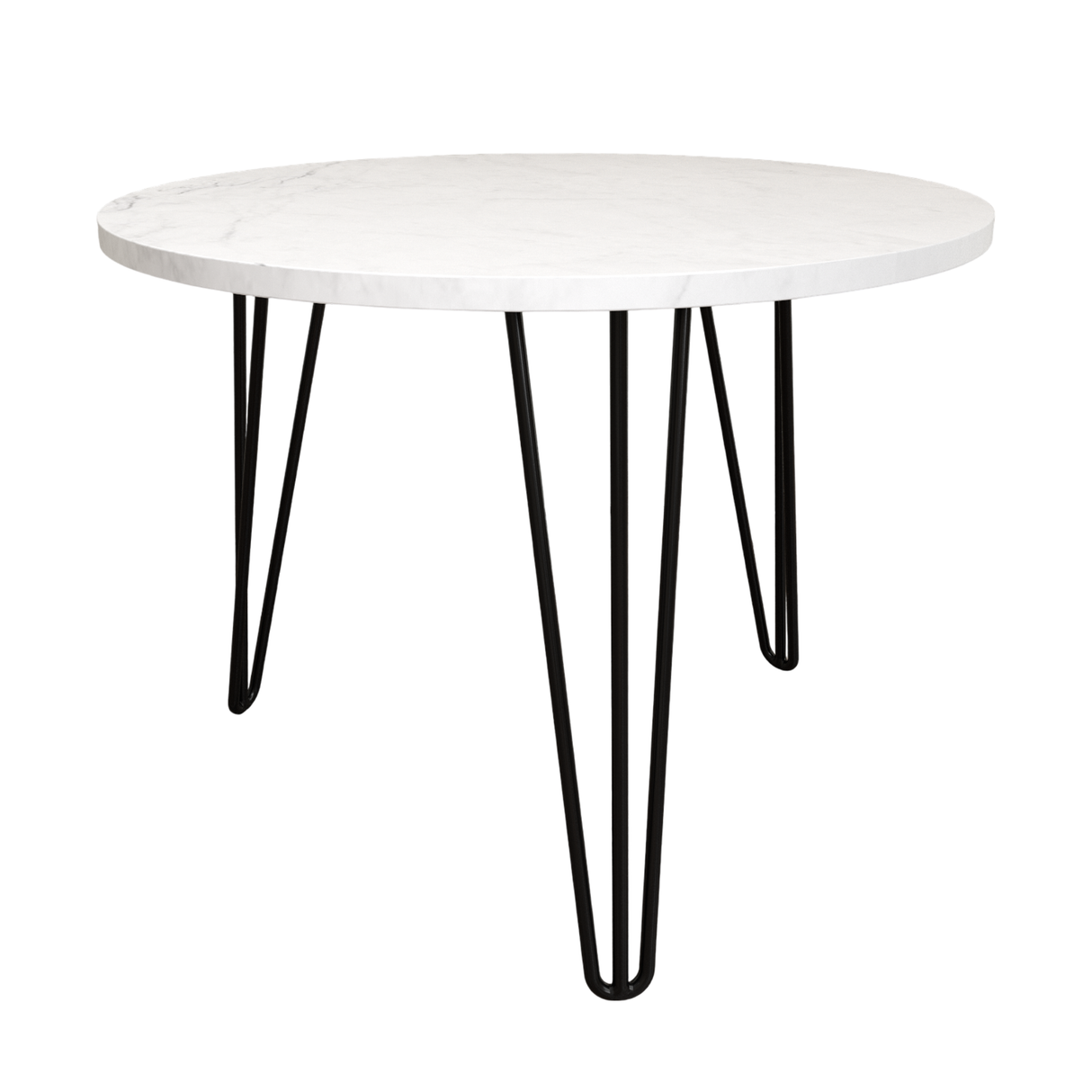 27.56'' Round Nesting Coffee Table Set of 2, Circular Nesting End Table Set Sturdy Metal Base for Living Room, bedroom, White - V.I.P Digital Presence