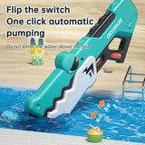 Cute Crocodile Automatic Electric Water Gun Summer Toy Gun Beach Outdoor Water Fight Toys - V.I.P Digital Presence