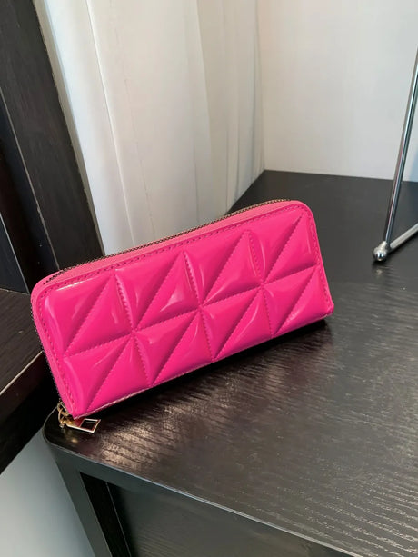 PU Leather Solid Color Wallet - V.I.P Digital Presence