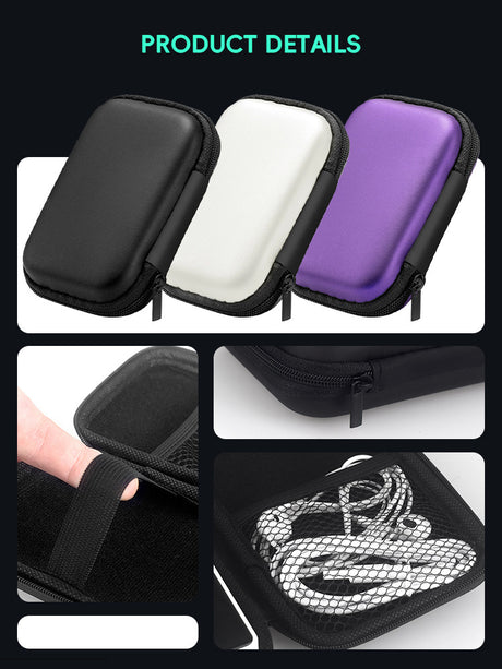 EVA hard shell bag suitable for R35S/R36S handheld game console protection bag video game console accessory storage bag - V.I.P Digital Presence