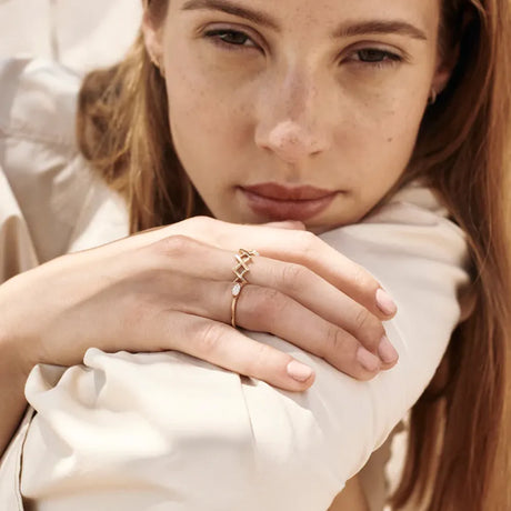 Stainless Steel Cutout Open Ring - V.I.P Digital Presence