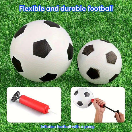 Mini foldable plastic soccer set, detachable posts, high-strength, indoor/outdoor, kids' bday gift - V.I.P Digital Presence