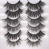 Eight Pairs Of Magnet False Eyelashes With Round Box Mirror Magnetic Iron-Absorbing Stone Eyelashes Magnetic Eyeliner Liquid Eyelashes - V.I.P Digital Presence