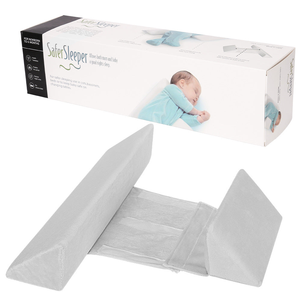 Almohada para dormir de lado para bebé, con forma de almohada antidesviación de la cabeza, extraíble y lavable, con protección para la cintura.