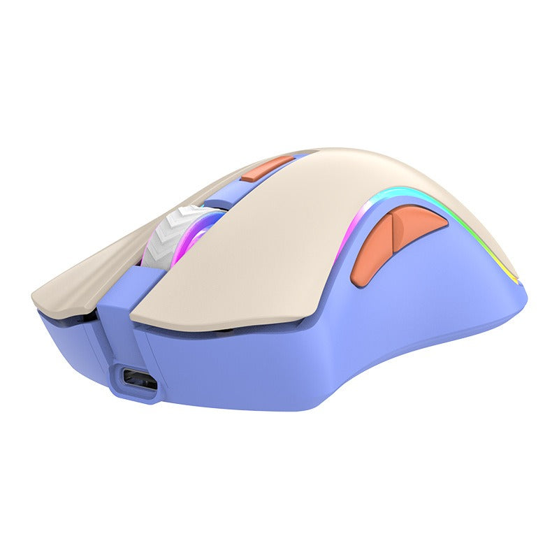 Wireless 2.4G Bluetooth dual-mode mouse rechargeable computer mute office gaming mouse - V.I.P Digital Presence