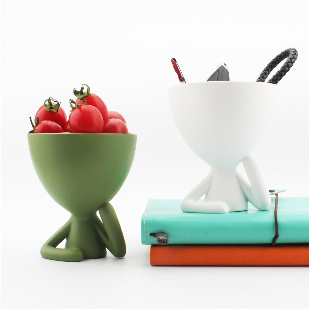 Cartoon cheek support abstract figurine desktop decoration creative home - V.I.P Digital Presence