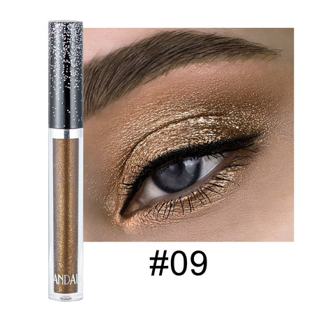 HANDAIYAN 12 Color Single Diamond Liquid Eye Shadow Psychedelic Pearly Shiny Eye Shadow Lying Silkworm Tear Makeup Eye Shadow Liquid - V.I.P Digital Presence