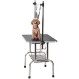 36" Professional Dog Pet Grooming Table Adjustable Heavy Duty Portable w/Arm & Noose & Mesh Tray - V.I.P Digital Presence