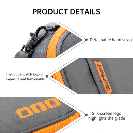 Travel - essential Cable Organizer Bag: A Compact Storage Solution for Charging Cords, Chargers, and Accessories. - V.I.P Digital Presence