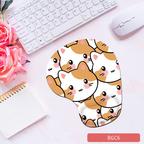 Silicone wrist mouse pad female comfortable computer soft non-slip hand rest pad thick non-slip wrist rest cute game pad - V.I.P Digital Presence