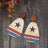 Cutout Star & Stripes Wooden Dangle Earrings - V.I.P Digital Presence