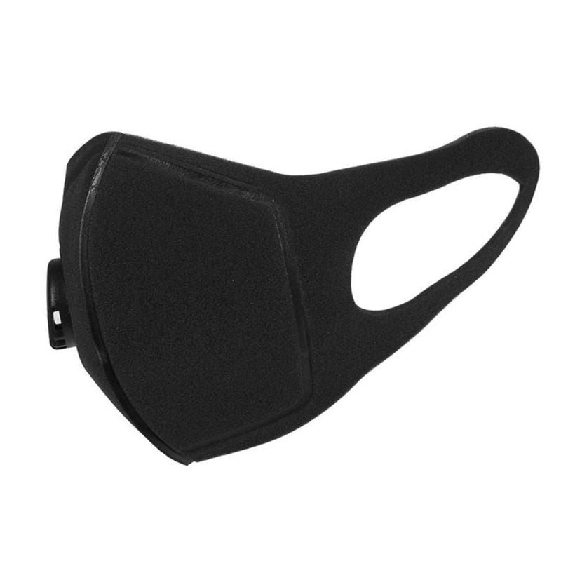 Unisex Sponge Dustproof PM2.5 Pollution Half Face Mouth Mask With Breath Valve Wide Straps Washable Reusable Muffle Respirator - V.I.P Digital Presence