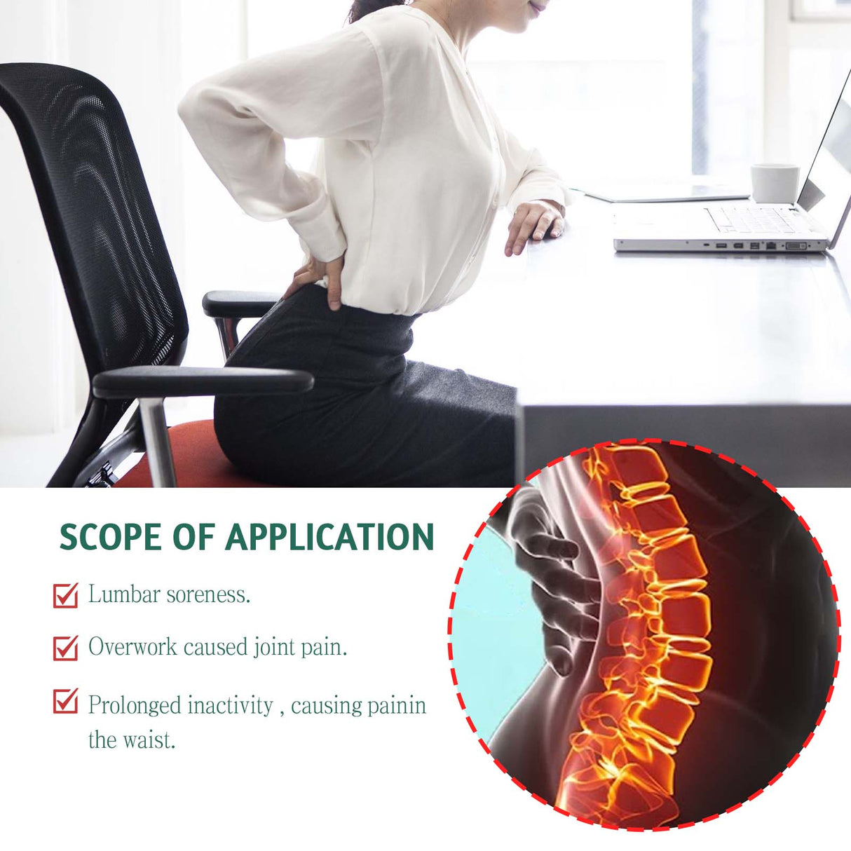 Lumbar Vertebra Plaster, Relieve Lumbar Stiffness, Swelling And Pain Lumbar Disc Protruding Muscles And Bones Care Patch - V.I.P Digital Presence