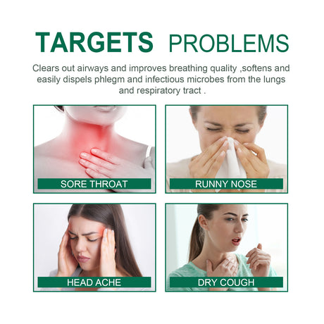 Organic Herbal Lung Cleanse Repair Patch, Relieve Nasal Discomfort Nasal Cleansing Repair Body Care - V.I.P Digital Presence