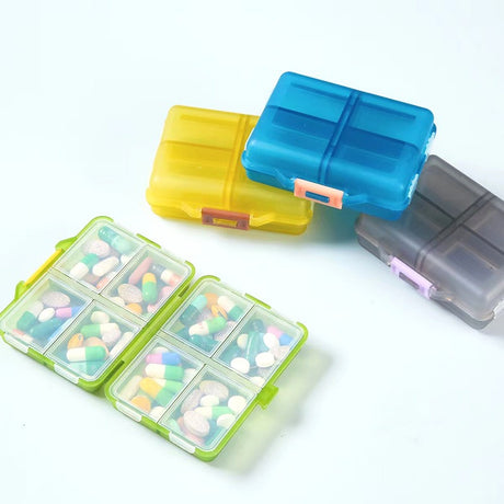 Portable travel medicine box, dustproof sealed small medicine box for the elderly, mini storage box - V.I.P Digital Presence