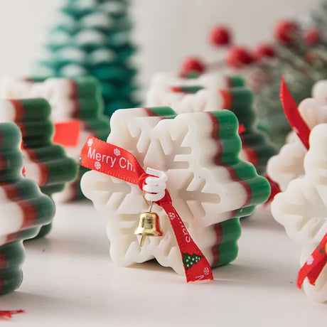 New Christmas Snowflake Aromatherapy Candle Hand-Made Romantic Atmosphere Creative Home Desktop Decorations With Gifts Ornaments - V.I.P Digital Presence