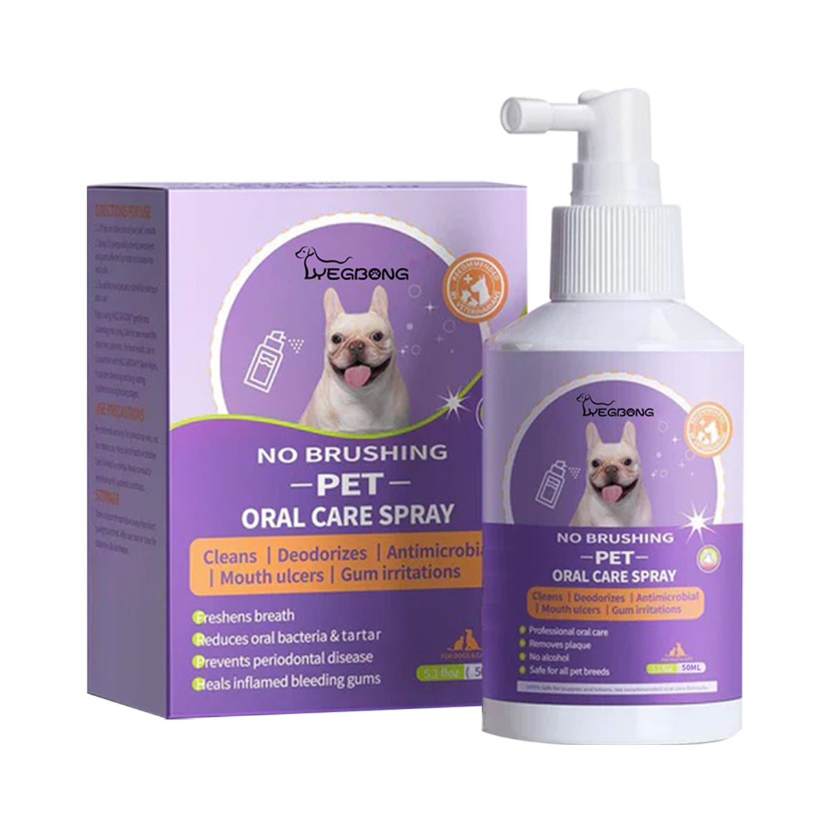 Dog And Cat Tooth Cleaning Spray, Pet Mouth Cleaning Breath Fresh Deodorizing Cleaning Spray - V.I.P Digital Presence