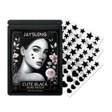 JAYSUING Cute Black Acne Patch, Facial Acne Lightening Repair Acne Closing Acne Mark Blackhead Removal