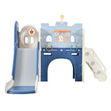 9-1 Toddler Slide Set,Kids Slide for Toddlers Ages 1+, Basketball Hoop, Tunnel and Storage Space, Pirate Ship Themed Slide - V.I.P Digital Presence