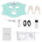 Skin rejuvenating facial mask LED household silicone beauty mask eight color photon spectrum silicone large row lamp - V.I.P Digital Presence