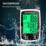 Wired LCD Digital Bicycle Computer - Speedometer and Odometer with Backlight, a Must - have Bike Accessory - V.I.P Digital Presence