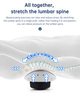 Waist Massager Lumbar Traction Inflatable Hot Compress Back Cervical Stretcher Massage Air Pressure Reduce Relief Pain - V.I.P Digital Presence