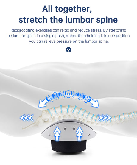 Waist Massager Lumbar Traction Inflatable Hot Compress Back Cervical Stretcher Massage Air Pressure Reduce Relief Pain - V.I.P Digital Presence