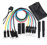 Juego de bandas de resistencia para ejercicios con anclaje para puerta, correas para piernas y tobillos para entrenamiento de resistencia, fisioterapia y entrenamientos en casa. 