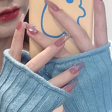 Aurora Butterfly Manicure Wearing Nail Detachable Nail Patch Nail Patch Nail Patch Ballet Nail Coffin Nail - V.I.P Digital Presence