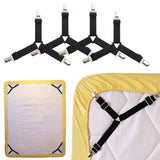Bedding Article Accessory 4pcs  Nylon Buckle Elastic Band Non Slip Sheet Fixer Holder for Bed sheets Practical Bedspread