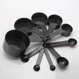 10-Piece Plastic Measuring Cups Black - V.I.P Digital Presence