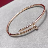 Precision Thick Plating Head and Tail Diamond Fashion Three-Circle Full Diamond Couple Bracelet - V.I.P Digital Presence