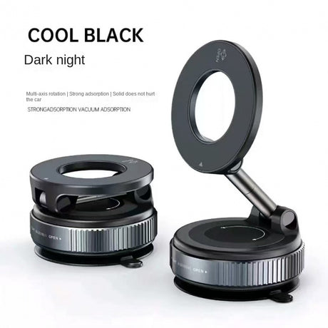 Magnetic Car Mount Vacuum Suction Cup Holder for Navigation Black Technology Product - V.I.P Digital Presence