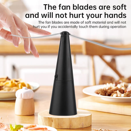 Portable fly fans, tabletop fly killers. Keep flies and insects away from food, for outdoor kitchens and restaurants. 2 units. - V.I.P Digital Presence