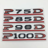 Applicable to Tesla car sticker MODEL3MODELS MODELX P75D P85D P90D P100D logo - V.I.P Digital Presence