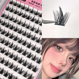 Non adhesive pure wild demon false eyelashes manga natural segmented novice simulation beginner self-adhesive eyelashes - V.I.P Digital Presence