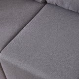 Twin Size Murphy Bed Wall Bed with Sofa,with Shelves,White - V.I.P Digital Presence