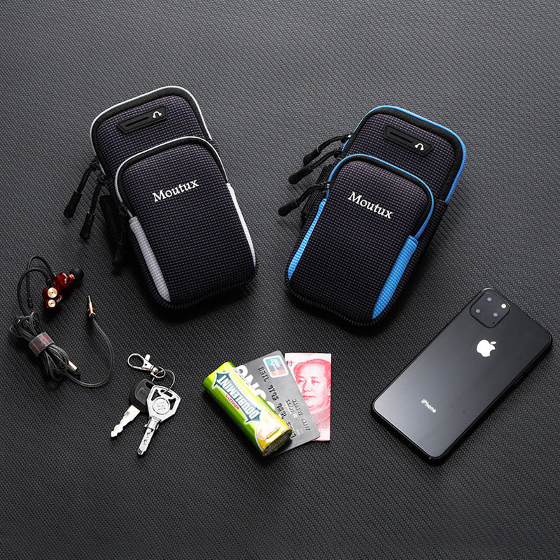 Running phone arm bag men's and women's fitness equipment outdoor handbag wrist bag apple x arm bag sports phone arm cover - V.I.P Digital Presence